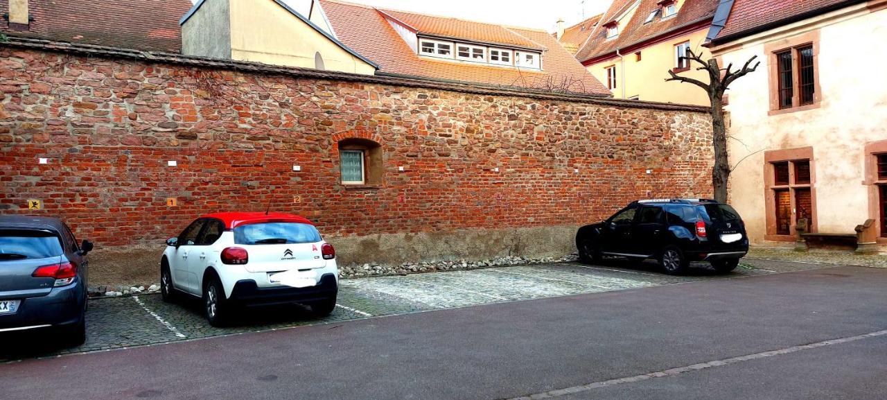 Le Rhenanus Jacques Taurellus - Appartement Duplex Au Calme - Centre Ville - Parking Gratuit Sélestat Kültér fotó